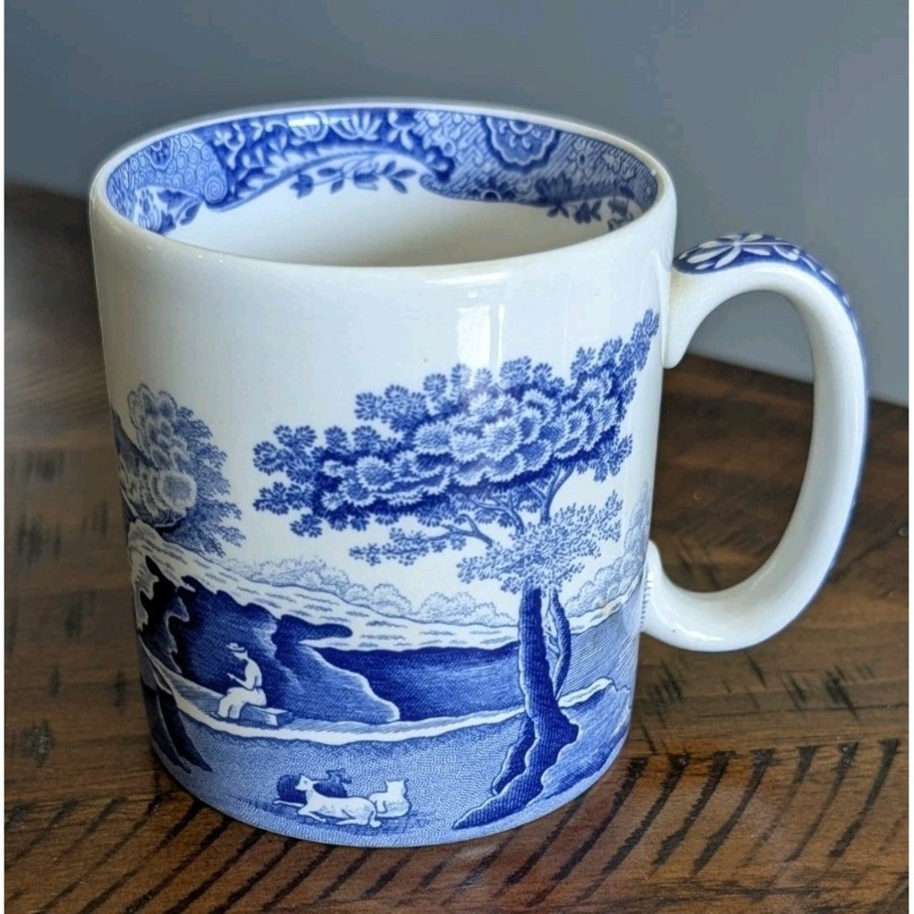 Spode Blue Room Collection Mug Blue White Transferware Made England 82/A3